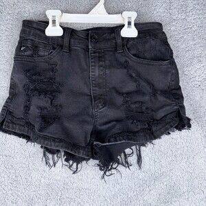 Kancan short shorts sz 26 black